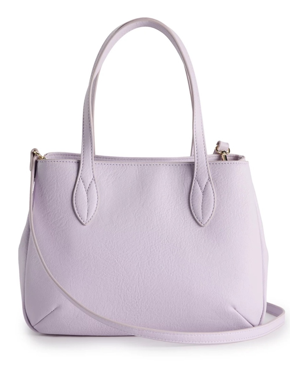 LC Lauren Conrad Lavender Shoulder Tote